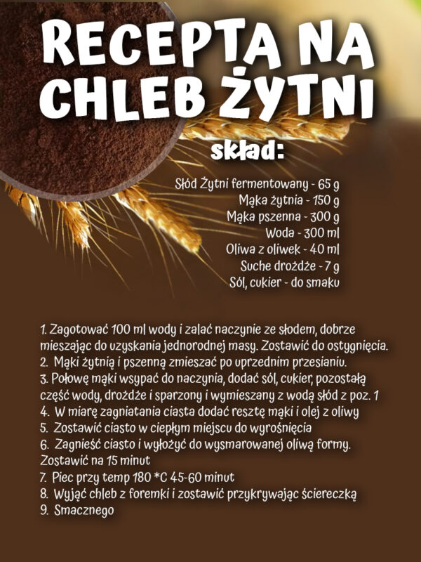 Słód żytni fermentowany czerwony Słód żytni fermentowany czerwony