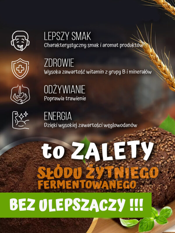 Słód żytni fermentowany czerwony Słód żytni fermentowany czerwony
