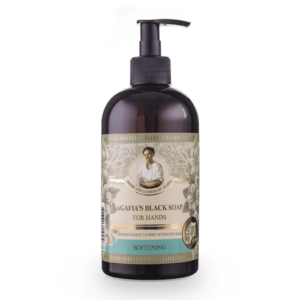 Zmiękczające czarne mydło do rąk na bazie czarnego mydła Agafii