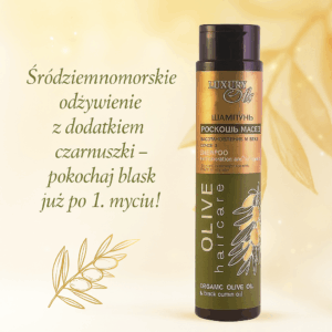 FRATTI Luxury Oils – szampon do włosów z oliwą i czarnuszką • odbudowa i blask • 350 ml