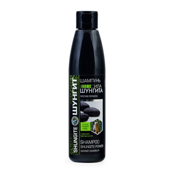 Szungitowy szampon przeciw łupieżowi z dziegciem brzozowym 330ml