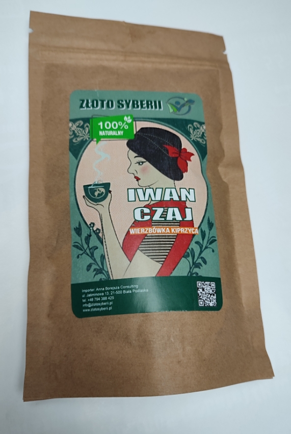 Iwan torebki 40 g Herbata czarna liściasta Iwan Czaj 80g
