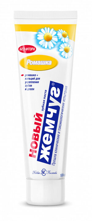 pasta do zębów RUMIANEK Pasta do zębów RUMIANKOWA bez Fluoru NOWA PERŁA 100ml