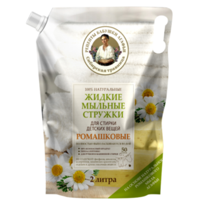 Płynne wiórki mydlane rumiankowe do prania dziecięcych rzeczy Agafia 2l