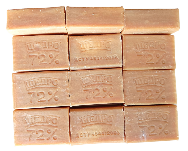 Szare mydło w kostce 64x 200g Schedro 72% uniwersalne do mycia i porządków