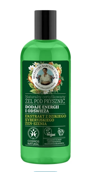 Żel pod prysznic energetyczno-tonizujący 260 ml Babuszka Agafia