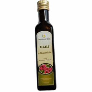 Olej amarantusowy Olej z amarantusa 250 ml Organic Oils, Skwalen, Omega369