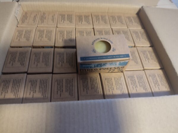 1779778711431 Szare mydło w kostce 56x 200g Soap Teco 72% uniwersalne do mycia i porządków w kartoniku z okienkiem